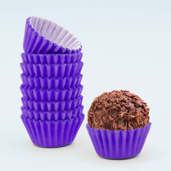 100 Formas Brigadeiro Lisa nr.5 Roxo