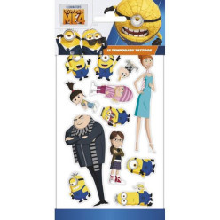 12 Tatuagens Minions Despicable Me 4