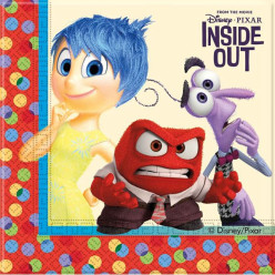 20 Guardanapos Divertidamente Inside Out