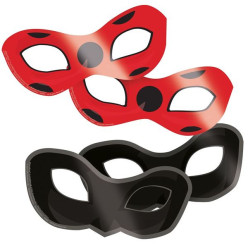 8 Máscaras Ladybug e Catnoir