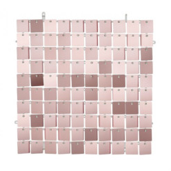 Backdrop Lantejoulas Rose Gold 30X30cm