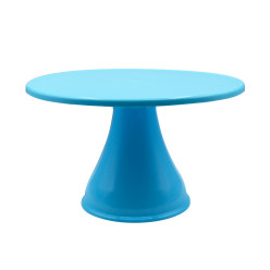 Cake Stand Liso Alto Médio Azul Claro