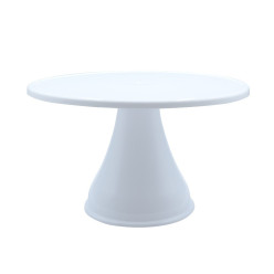 Cake Stand Liso Alto Médio Branco