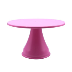 Cake Stand Liso Alto Médio Rosa