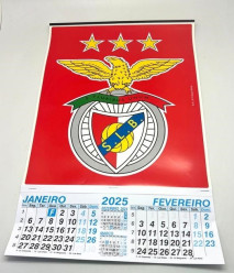 Calendario Parede SL Benfica 2025