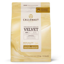 Callebaut Callets Chocolate Branco Velvet 2.5kg