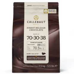 Callebaut Callets Chocolate Negro 2.5kg 70-30-38