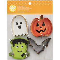 Conjunto 4 Cortadores Halloween - Wilton