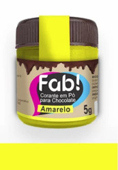 Corante em Pó para Chocolate FAB Amarelo 5g