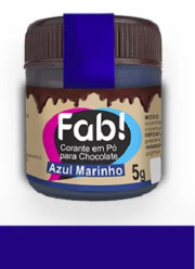 Corante em Pó para Chocolate FAB Azul Marinho 5g