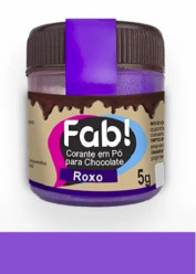 Corante em Pó para Chocolate FAB Roxo 5g