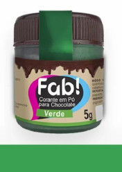 Corante em Pó para Chocolate FAB Verde 5g