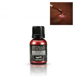 Corante Liquido Metalizado Bronze Queimado 25ml Rainbow