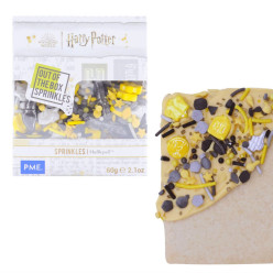 Decoração Harry Potter Sprinkle Mix Hufflepuff PME 60g