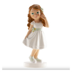 Figura Menina Primeira Comunhão 16cm