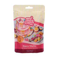 FunCakes Deco Melts Chocolate Sabor Laranja 250g