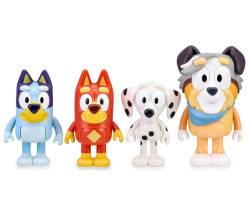 Pack 4 Figuras Bluey Escola